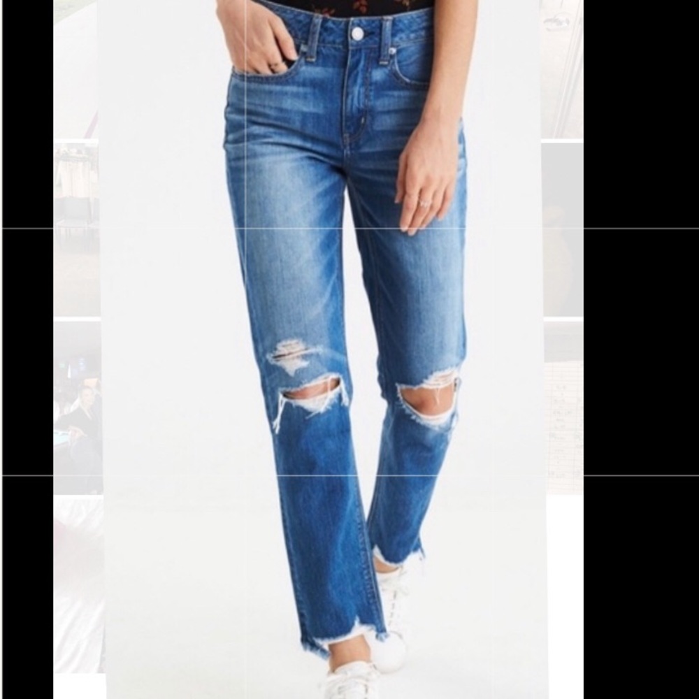 American eagle tom girl high rise jeans